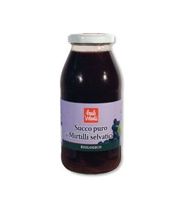 Succo puro di mirtilli selvatici