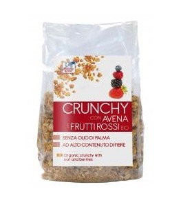 Crunchy con Avena e Frutti Rossi Bio